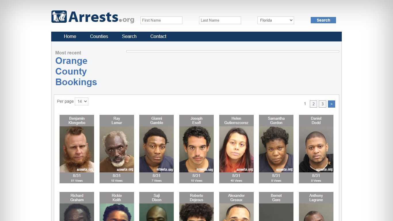 Orange County Arrests and Inmate Search